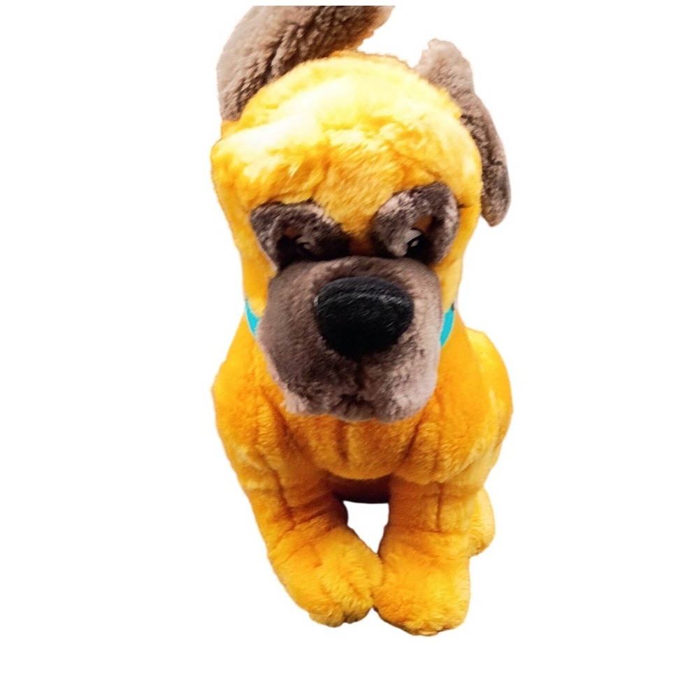 Disney Puppy Dog Pals Keia Plush Stuffed Animal Dog Orange Teal Collar Toy